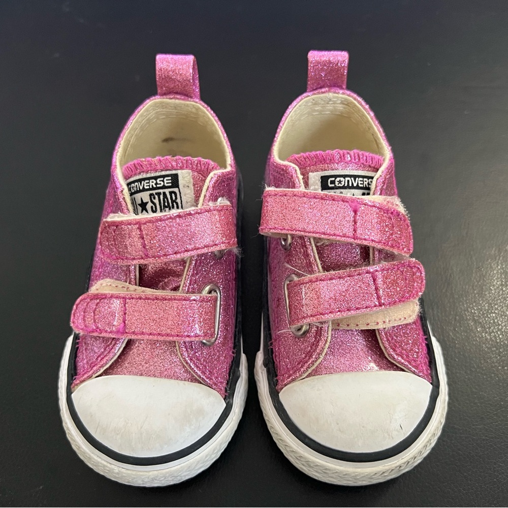 Converse All Star shoes - Pink sparkle Toddler 4